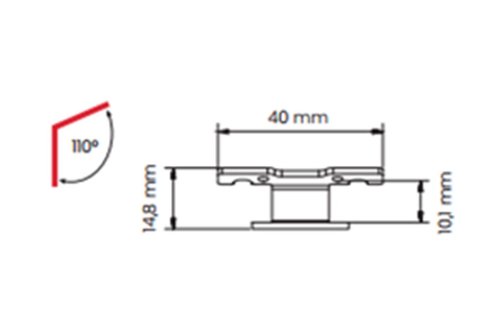 središnja / bočna stezaljka
