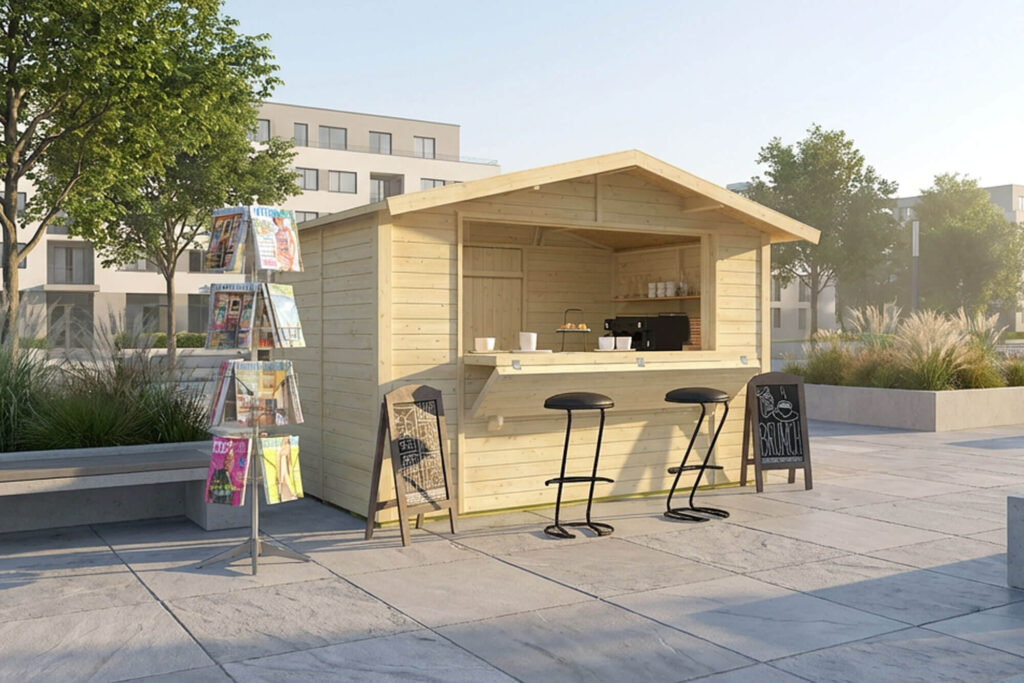 drveni prodajni kiosk Kent 5 - kmk box